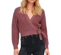 ONLY ONLBREDA Wrap L/S Cardigan KNT, Rose nostalgique, L Femme