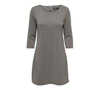 ONLY ONLBRILLIANT 3/4 Check Dress Noos JRS Mini Robe, Noir/Marron, S Femme