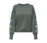ONLY Onlbrooke L/S O-Neck Flower SWT Noos, Baume Green, M Femme