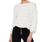 ONLY ONLBRYNN Life Structure L/S PUL KNT Noos Sweater, Cloud Dancer, Large Femme