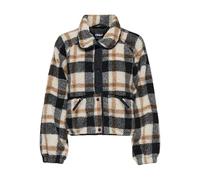 ONLY Onlcalista Life Check Teddy Jacket OTW Veste, Bouleau, S Femmes