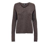 ONLY Onlcamilla V-neck L/S Pullover Knt Noos Femme Onlcamilla Pull à col en V L/S Knt Noos, Martini Chocolat, XXL