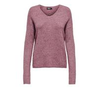 ONLY Onlcamilla V-neck L/S Pullover Knt Noos Femme Onlcamilla Pull à col en V L/S Knt Noos, Renaissance Rose, XS
