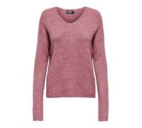 ONLY Onlcamilla V-neck L/S Pullover Knt Noos Femme Onlcamilla Pull à col en V L/S Knt Noos, Renaissance Rose, XXL