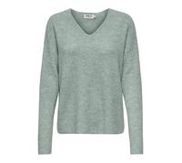 ONLY Onlcamilla V-neck L/S Pullover Knt Noos Femme Onlcamilla Pull à col en V Noir Taille L/S, Blue Surf, L