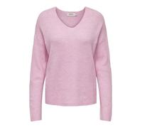 Only ONLCAMILLA V-Neck L/S Pullover KNT Noos, Pull-Over Femme, Pink Lady,