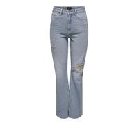 ONLY Onlcamille Hw Wide Leg DNM Dcc04 Jeans, Bleu Denim Clair Moyen, 33W x 32L Femme