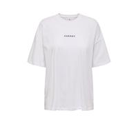 ONLY Onlcarrie Life S/S Cherry Top Box JRS, Blanc éclatant., M