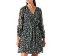 ONLY ONLCERA 3/4 Short Dress WVN Noos Mini Robe, Baume Vert/AOP : Fall Ditsy, S Femme