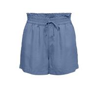 ONLY Onlcharis Life Pull Up Short WVN CC, Denim Bleu médium, L Femme