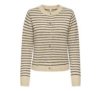 ONLY Onlchester Life Ls Stripe Cardi CC KNT, Taupe, M Femme