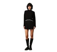 ONLY Pull-over 'ONLChick Stitch' gris / noir, Taille M