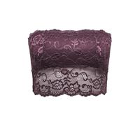 ONLY Onlchloe Haut Bandeau en Dentelle pailletée, Vin, L
