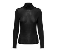 ONLY Onlclara L/S Col roulé JRS, Noir, M