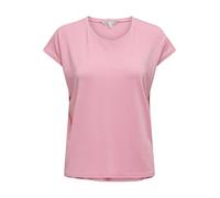 Only T-shirt Onlclaudia S/S Glitter Stripe Top – manches courtes, rayures pailletées – Rose S Femme