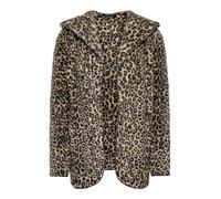 ONLY Onlcontact AOP Hood Sherpa Coat CS OTW, Coconut Toasted, L Femme