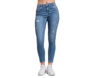 ONLY Onldaisy Reg Push Up SK Ank DEST DNM Box Jeans, Denim Bleu médium, 26W x 32L Femme