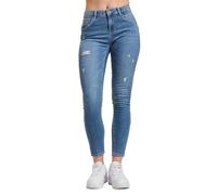 Only Onldaisy Reg Push Up SK ANK DEST DNM Box Pantalon en Jean pour Femme, Denim Bleu médium, 27W x 32L