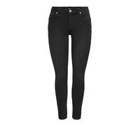 ONLY ONLDAISY REG Push UP SK ANK DNM, Jean Skinny Femme, Schwarz,