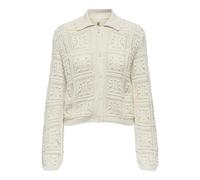 ONLY Onldalia Life Ls Cardigan KNT, Ecru, L Femmes