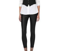 ONLY Onldana JRS Pantalon en Cuir synthétique pour Femme, Noir, S