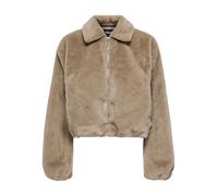 ONLY Onldana Life Veste en fausse fourrure Cc OTW pour femme, Gris clair, M
