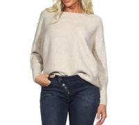 ONLY Onldaniella L/S KNT Noos Pull pour Femme, Écru/détails : mélange., S