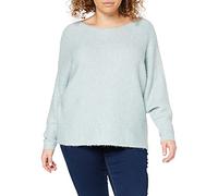 ONLY ONLDANIELLA L/S Pullover KNT Noos Pull-Over, Gris (détail éther : W.Cloud Dancer Melangé), M Femme