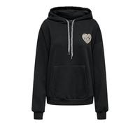 ONLY Onldaze L/S Animal Hoodie Details CS SWT, Noir, L Femme