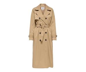 ONLY Onldisa Life Long Trenchcoat CC OTW Trench, Tannin, XXL Femme