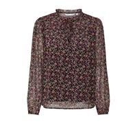 ONLY Onlditsy L/S Blouse WVN Noos Haut féminin avec col en V et Poignets élastiques, Noir, M Femmes