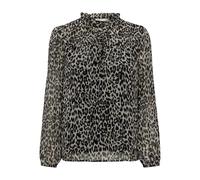 ONLY ONLDITSY L/S Blouse WVN Noos, Noir/Orange : léonora, XL Femmes
