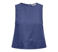 ONLY Onldorsi Charis SL Top WVN CC, Bleu Jean foncé, Small Femmes