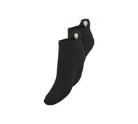 ONLY Onlea Heart Sneak Socks 2-Pack Acc Noos Chaussettes de Sport, Noir, Taille Unique (Lot de 2) Femmes