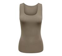 ONLY Onlea S/L 2-Way Fit Top JRS Noos, Walnut, M Femme