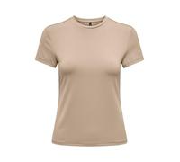 ONLY Onlea S/S Top O-Neck JRS Noos, Humus, M Femme