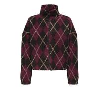 ONLY Onleline Life L/S Zip Teddy SWT, Marron, M Femme