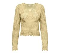 ONLY Onlelke Life Ls Pullover KNT Nca Pull, Sunlight, S Femme
