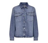 ONLY Onlella L/S Pocket Shirt Tai519 DNM Noos Chemise en Jean, Denim Bleu médium, L Femmes