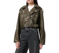 Veste en cuir femme Only Onlella Biker Otw L