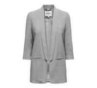 ONLY Onlelly 3/4 Life Blazer TLR Noos, Gris Clair chiné, 36 Femmes