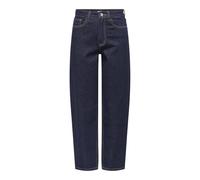 ONLY Onlemily Hw Mom Crop DNM BF Mae655, Bleu foncé Denim, 31W / 32L Femmes