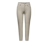 Pantalon en simili-cuir braguette zippée taille haute gris clair Xena Gris clair Taille : M / Longueur : 30