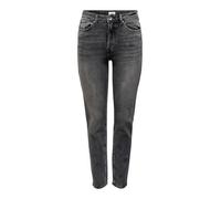 ONLY ONLEMILY Stretch HW St ANK CRO718 Noos Jeans, Dark Grey Denim, 29W x 32L Femme