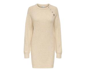 ONLY Onlemma Life Ls Button Onec Dress CC KNT Robe boutonnée pour Femme, Pumice Stone, S