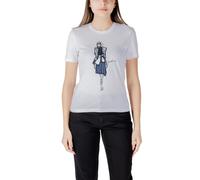 Only - Onlemma Life Reg S/S Top Box Jrs - Femme - Tops - Blanc - Taille: 40 FR