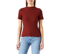 ONLY Onlemma S/S Highneck Top Noos JRS T-Shirt, Henné, M Femme