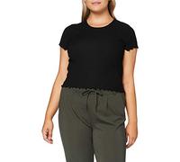 ONLY ONLEMMA S/S Short Top Noos JRS T-Shirt, Noir, L Femme