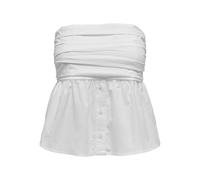 ONLY Onlesie Life Bandeau Top Ptm, Blanc, S Femmes