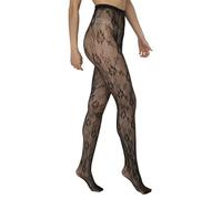 ONLY Onlesta Collant Tendance Acc, Noir/Motif : Filet à Pois, S-M Femme